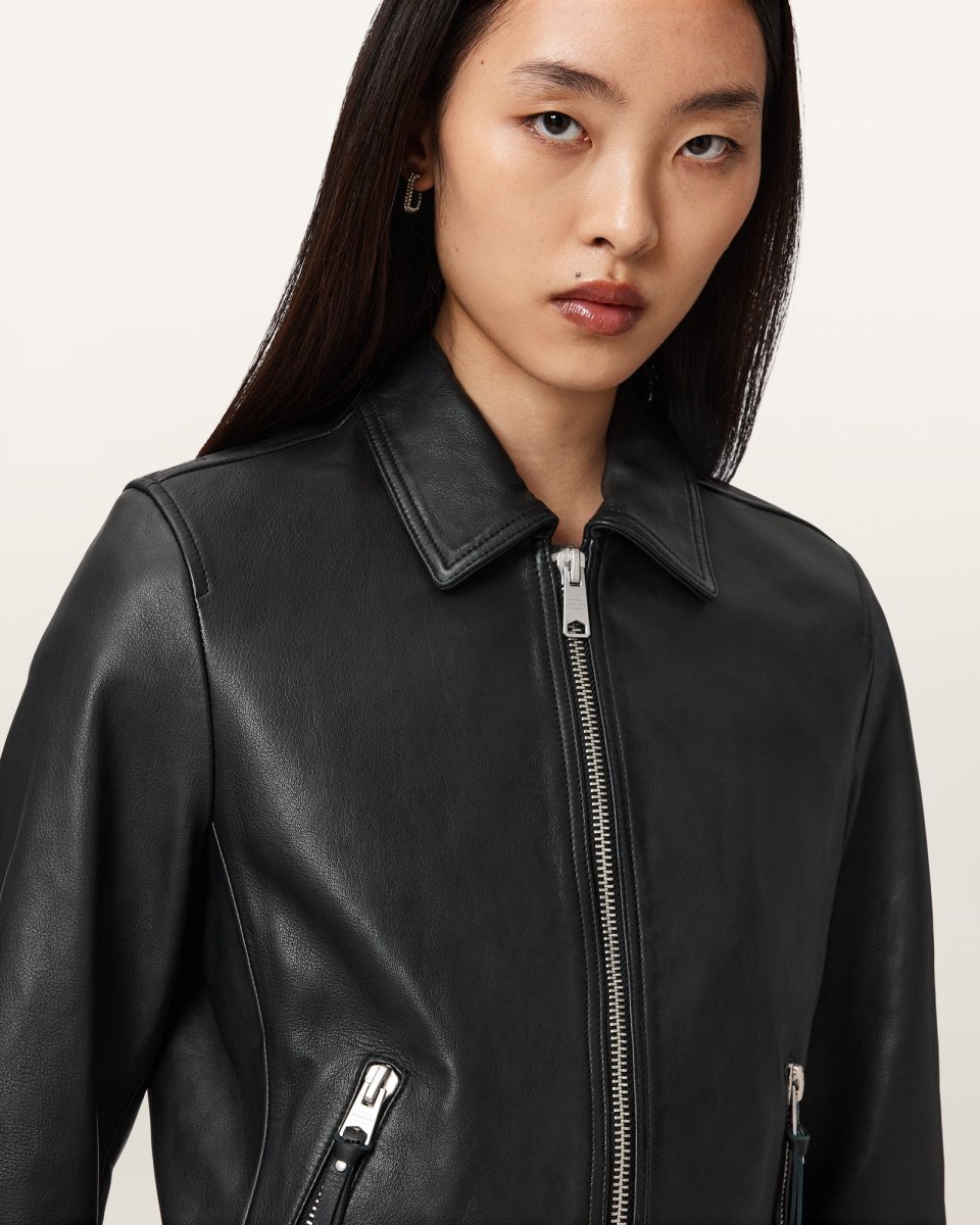 Danbury Biker Leather Jacket - Bild 3