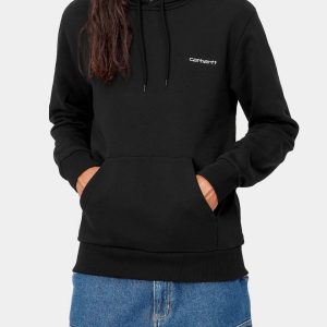 Script Embroidery Hoodie