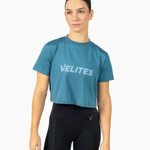 Velites Crop Holo Blå