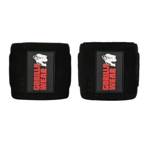 Gorilla Wear Elbow Wraps, black - 1,2 m