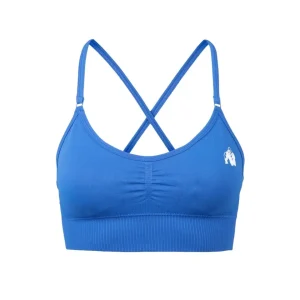 Gorilla Wear Olivia Seamless Sports Bra, blue