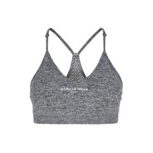 Gorilla Wear Quincy Seamless Sports Bra Grey Melange