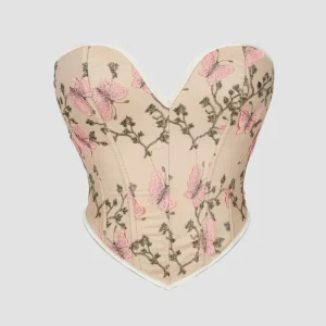 Mini bustier korsett lack
