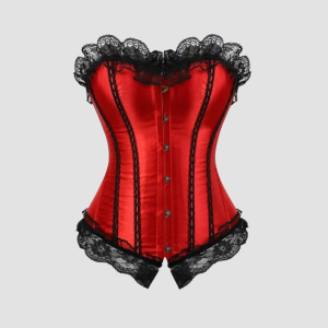 Elegant Vintage Korsett Röd